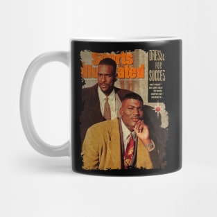 Stacey Augmon and Larry Johnson - Dressed For Succes, 1990 Mug